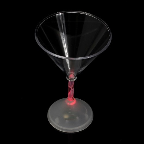 200ml LED Colorful Flashing Light Glow Champagne Martini Cocktail Wine Drink Cup