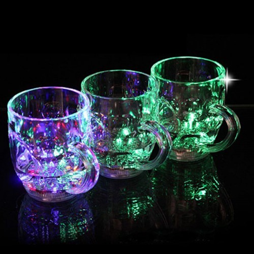 Creative Inductive LED Whisky Water Cup Bar KTV Wine Beer Cup Colorful Night Light Cup