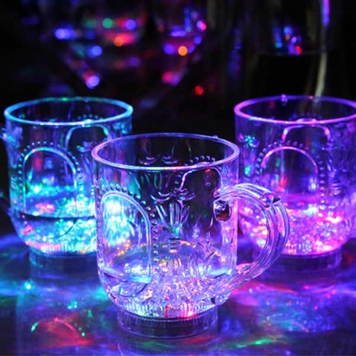 Inductive Colorful LED Wine Whisky Cup Glass Bar Party Beverage Cup Night Light Cup
