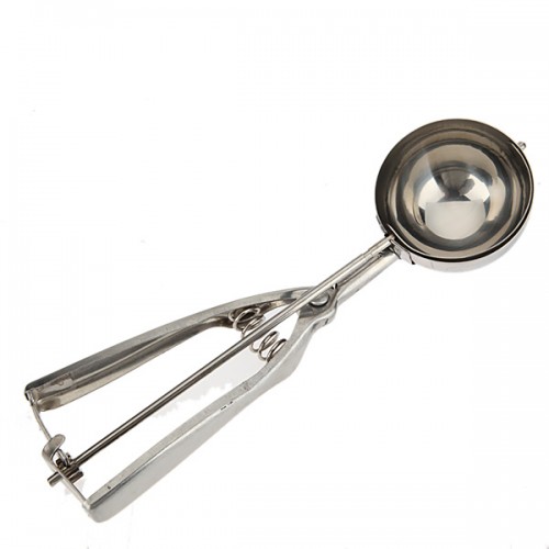 6cm Stainless Steel Ice Cream Scoop Mash Potato Food Spoon